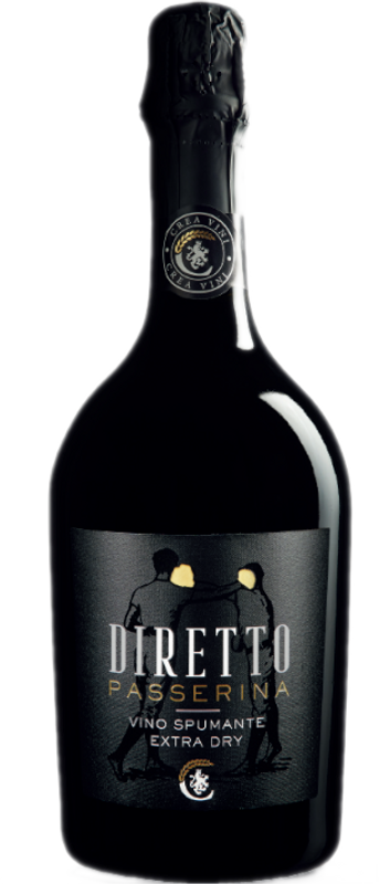 Bouteille de DIRETTO Passerina Vino Spumante Extra Dry IGP de Famiglia di Tommaso