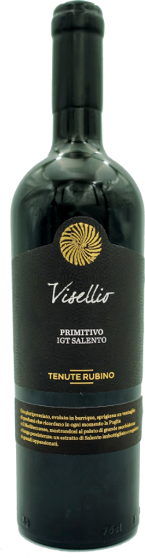 Flasche Visellio Primitivo Salento IGT von Tenute Rubino