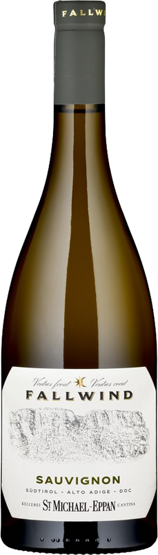 Bottiglia di Alto Adige Sauvignon Blanc Fallwind DOC di Kellerei St-Michael