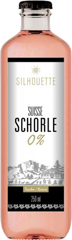 Flasche Traubenschorle 0,0% von Silhouette