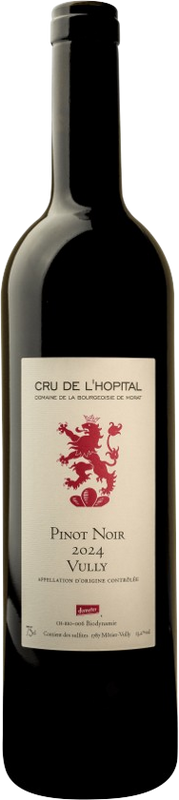 Bottle of Pinot Noir Vully AOC  from Cave de l'Hôpital