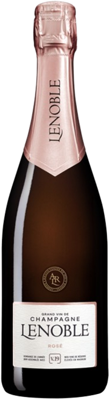 Flasche Champagne Rosé V.19 von Lenoble