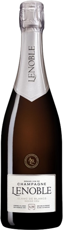 Flasche Champagne Blanc de Blancs Grand Cru V.19 von Lenoble