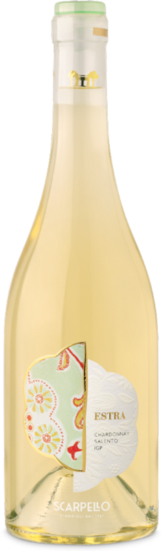 Flasche Estra Chardonnay IGP Salento von Azienda Agricola Scarpello