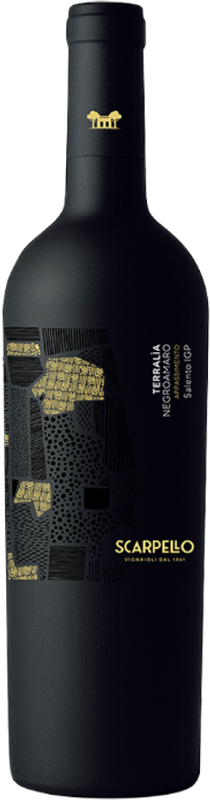 Flasche Terralìa Negroamaro Appassimento IGP Salento von Azienda Agricola Scarpello