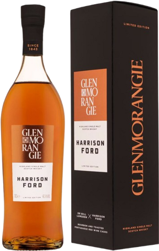 Flasche Glenmorangie Harrison Ford Limited Edition von Glenmorangie