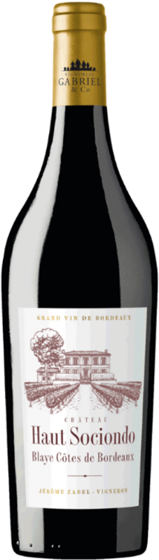 Flasche Château Haut-Sociondo Blaye Côtes de Bordeaux AC  von SCHULER 1694