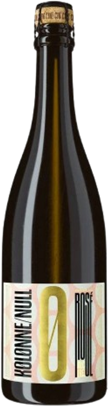 Flasche Prickelnd Rosé Alkoholfreier Schaumwein Edition Julius Wasem Kolonne Null von Kolonne Null