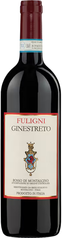 Flasche Rosso di Montalcino DOC von Fuligni