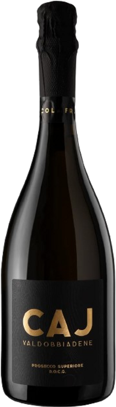 Flasche Valdobbiadene Prosecco Superiore Brut dosage von Col dei Franchi