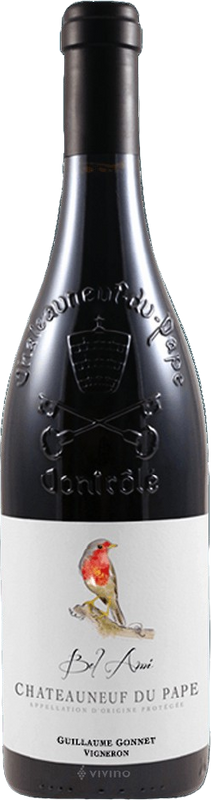 Bouteille de Bel Ami Châteauneuf du Pape Rouge de Guillaume Gonnet