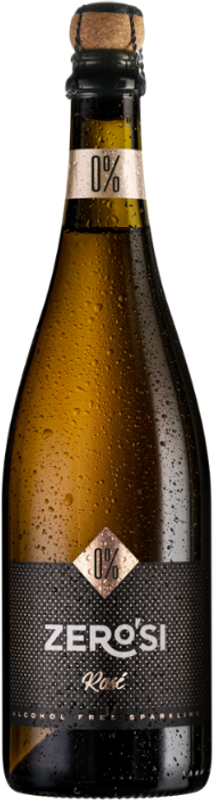 Flasche Zero'SI Rosé Sparkling Dry Alkoholfrei Rimuss & Strada Wein AG von Rimuss & Strada Wein AG