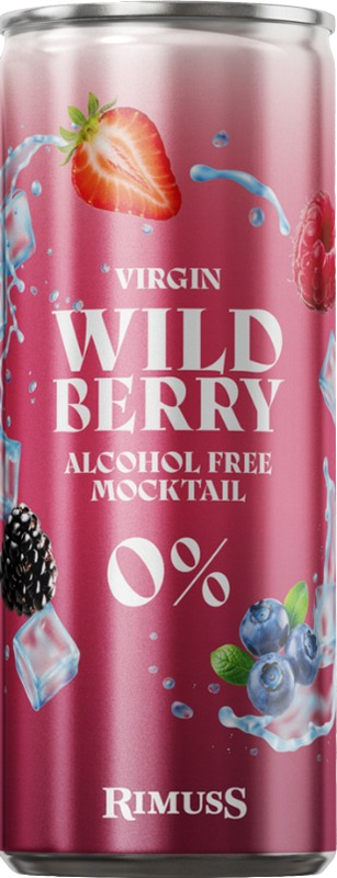 Flasche Rimuss Mocktail Virgin Wild Berry Alcohol free Mocktail von Rimuss & Strada Wein AG
