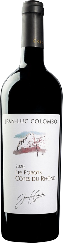 Flasche LES FOROTS Côtes du Rhône Rouge AOC  von Jean-Luc Colombo