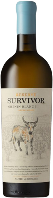 Bottiglia di Reserve Chenin Blanc di Survivor Wines