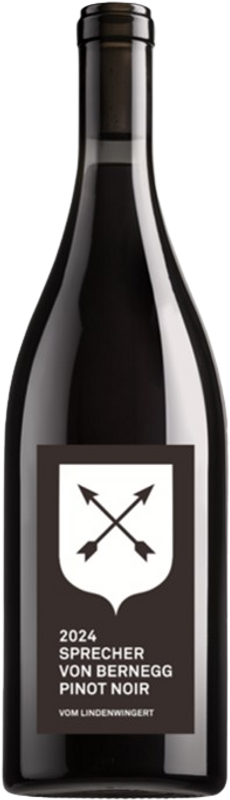 Flasche Pinot Noir vom Lindenwingert AOC  von Sprecher von Bernegg - Jan Luzi