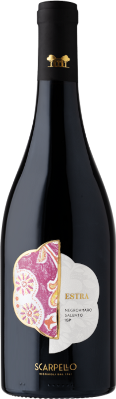 Flasche Estra Negroamaro IGP Salento von Azienda Agricola Scarpello
