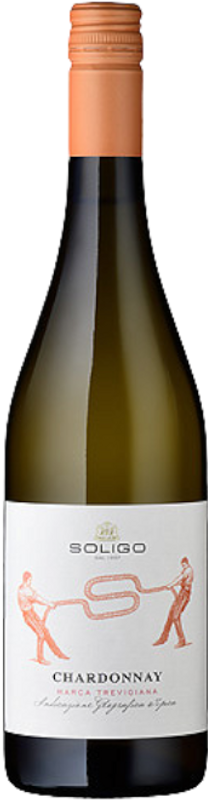 Flasche Chardonnay IGT delle Venezie Colli del Soligo von Colli del Soligo
