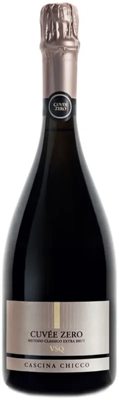 Flasche Spumante Metodo Classico Extra Brut Cuvée Zero Bianco Cascina Chicco von Cascina Chicco