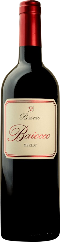 Bottle of BAIOCCO Merlot Ticino DOC from Gialdi Vini - Linie Brivio