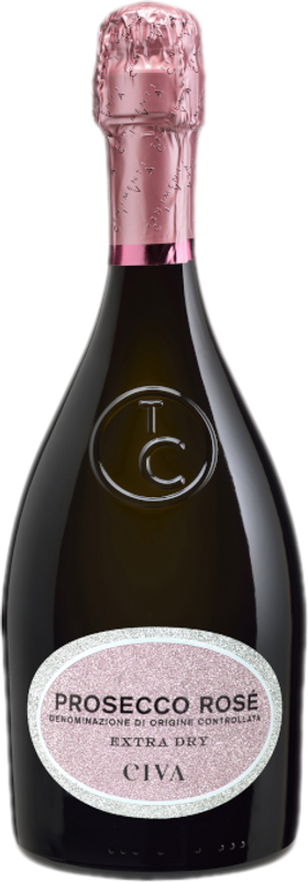 Flasche Prosecco Rosè Extra Dry Millesimato von Tenimenti Civa