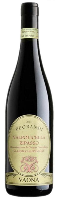 Flasche Valpolicella Classico Superiore Ripasso Pegrandi DOC Antonio Vaona von Alberto Vaona
