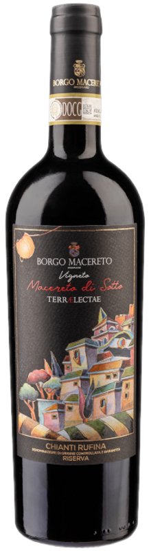 Flasche Vigneto Macereto Di Sotto Terrælectæ Chianti Rufina Riserva DOCG von Borgo Macereto