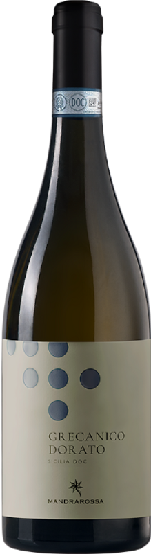 Flasche Grecanico Dorato Sicilia DOC von Mandrarossa Winery