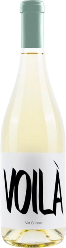 Flasche Voilà Vin Suisse Blanc von Cave Molondin