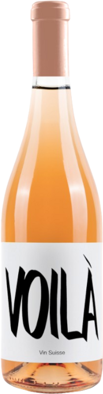 Flasche Voilà Vin Suisse Rosé von Cave Molondin