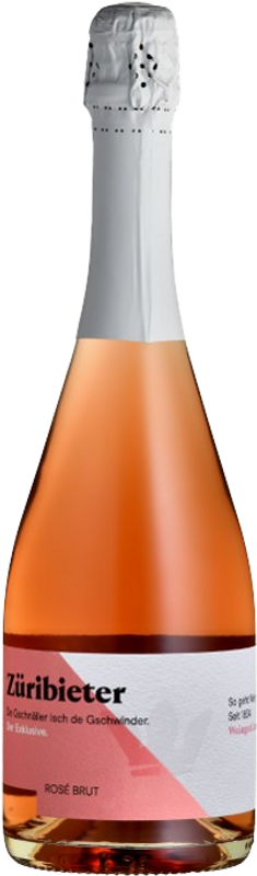 Flasche Züribieter Rosé Brut AOC Zürich Weingut Landolt von Weingut Landolt-Zürcher Weinland