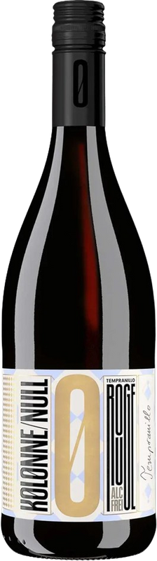 Flasche Tempranillo Alkoholfreier Wein von Kolonne Null