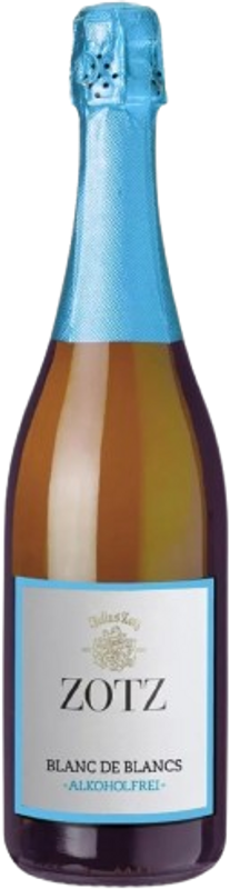 Flasche Blanc de Blancs alkoholfreier Sekt  von Weingut Julius Zotz