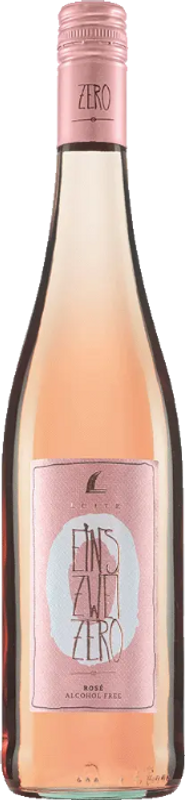 Flasche Leitz EINS ZWEI ZERO Rosé alkoholfrei von SCHULER 1694