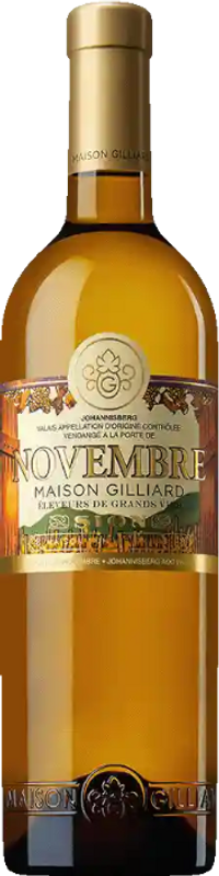 Flasche Gilliard Porte de Novembre Johannisberg von SCHULER 1694