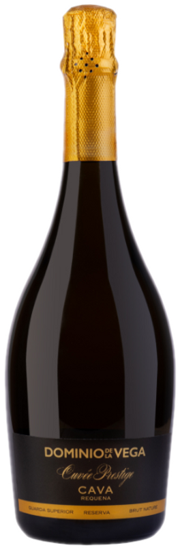 Flasche Cava Cuvée Prestige Brut Nature DO Cava Requena Guarda Superior Reserva von Dominio de la Vega