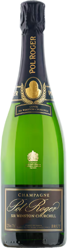 Flasche Champagne Brut Cuvee Sir Winston Churchill Pol Roger von Pol Roger