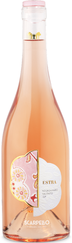 Flasche Estra Negroamaro Rosé IGP Salento von Azienda Agricola Scarpello