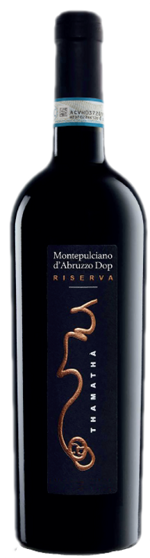 Bouteille de THAMATHÁ Montepulciano d'Abruzzo DOP Riserva de Famiglia di Tommaso