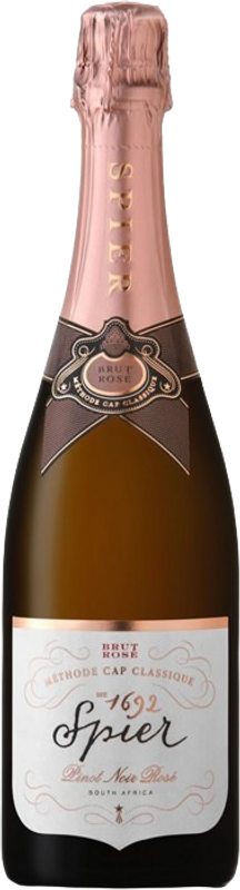 Flasche Cap Classique Brut Rosé von Spier Wines